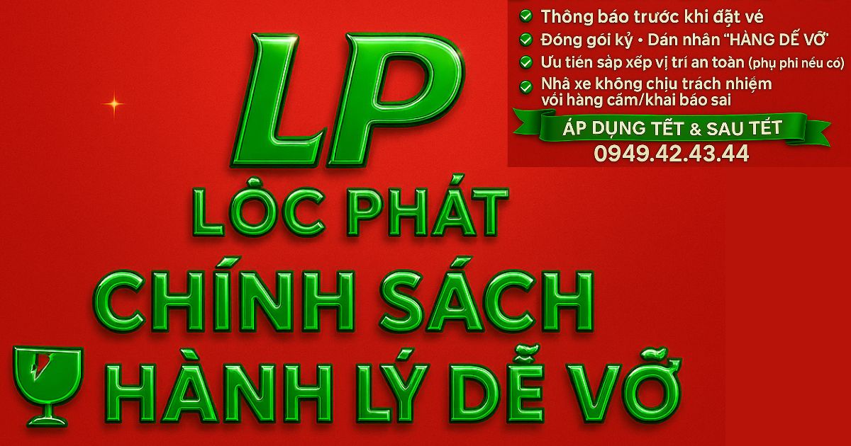Chính sách hành lý – Kích thước, cước & hàng hạn chế