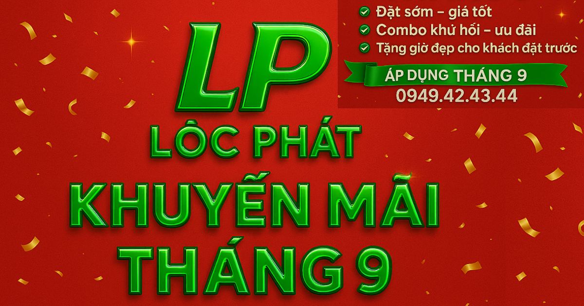 Khuyến mãi tháng 9 – Giảm 15% vé khứ hồi