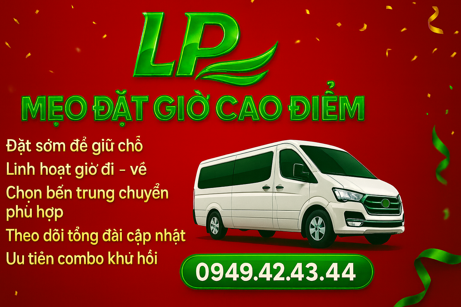 Mẹo đặt vé giờ cao điểm – Giữ chỗ nhanh, đón đúng điểm